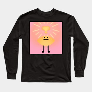 Gribby the Lemon Guy wins a trophy (version 1) Long Sleeve T-Shirt